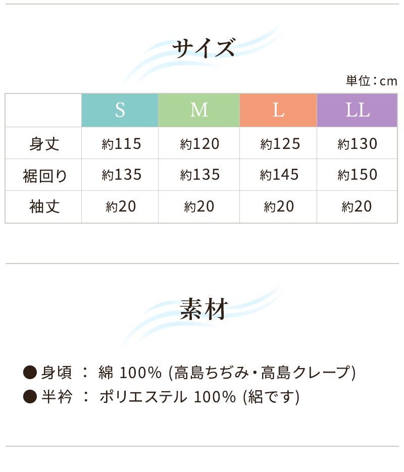 高島ちぢみ 夏用 筒袖の長襦袢スリップ 胸紐＆衣紋抜き＆絽の白